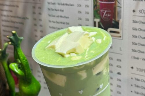hình ảnh trà sữa matcha