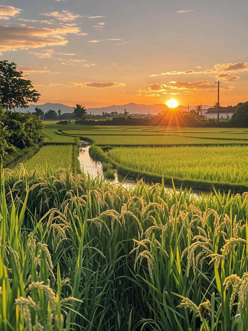 hình đại diện đẹp phong cảnh quê hương