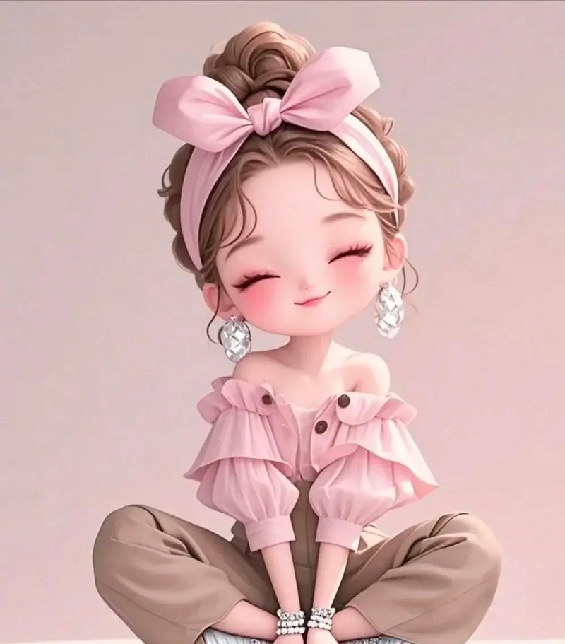 hình nền chibi cute nữ