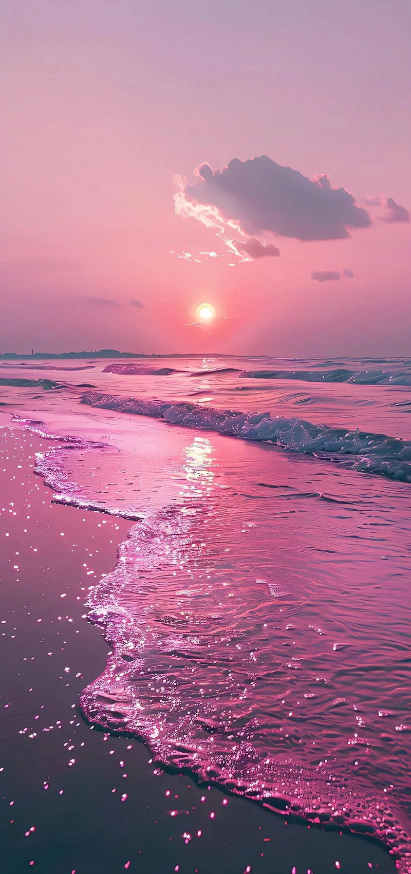 hình nền màu hồng đậm