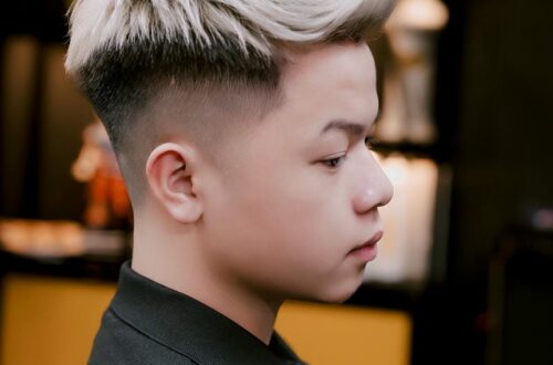 tóc short quiff xoăn