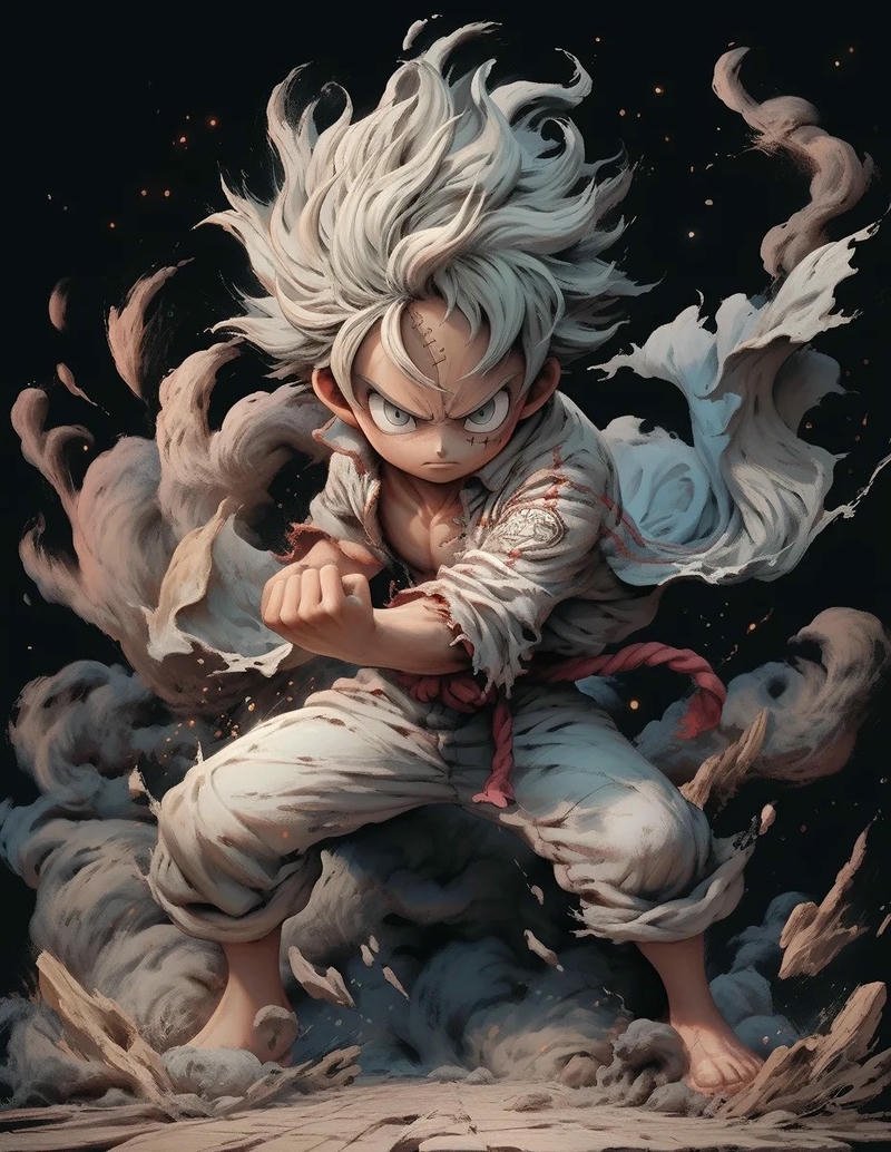 ảnh avatar luffy gear 5