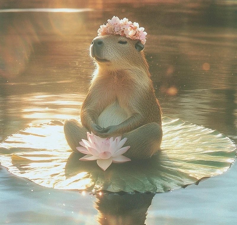 ảnh capybara cute hình nền