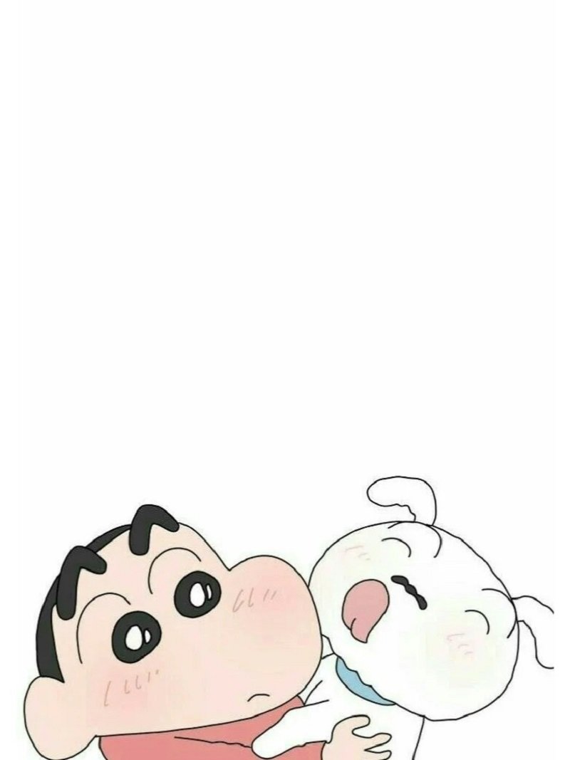 ảnh nền trắng ngang cu shin