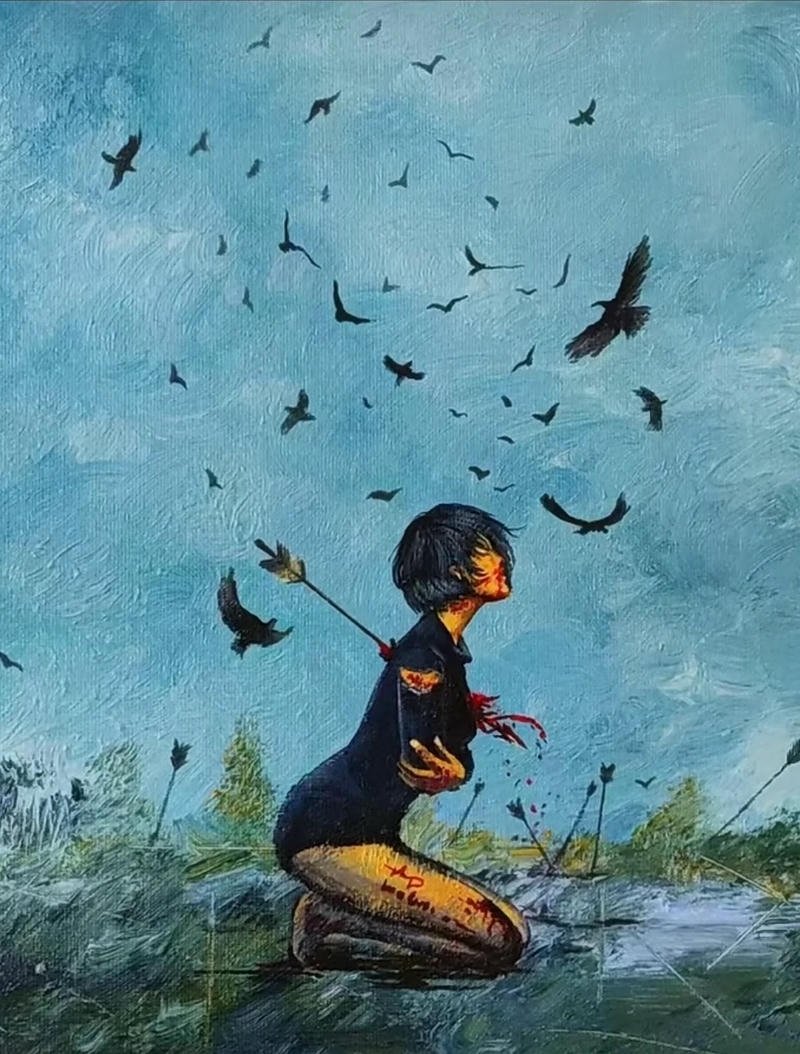 ảnh thất tình