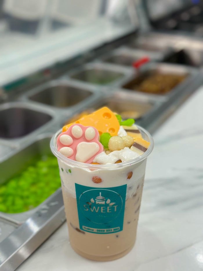ảnh trà sữa full topping