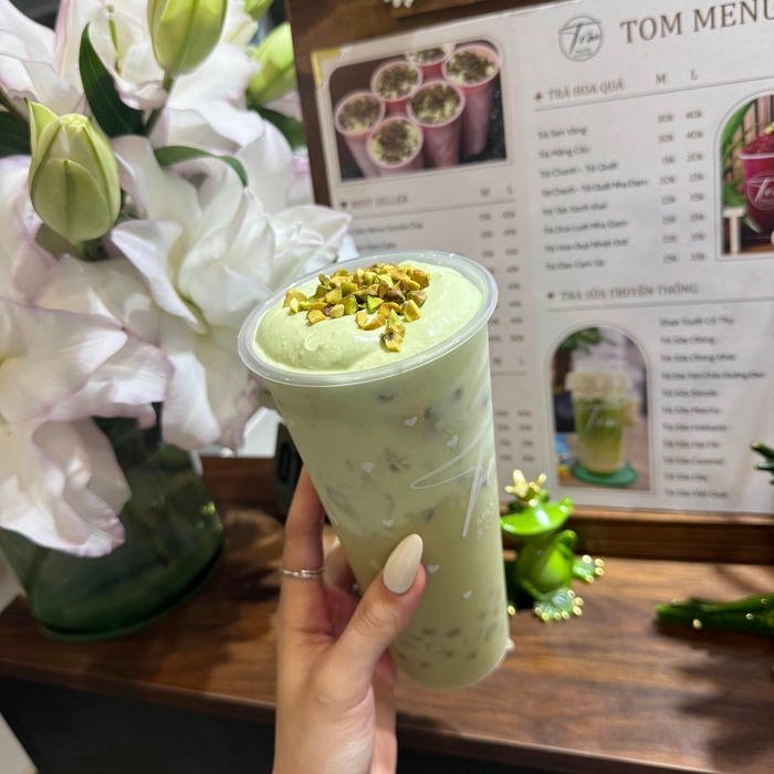 ảnh trà sữa matcha