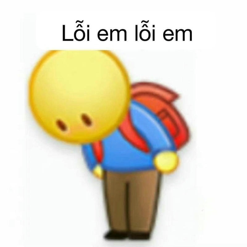 avatar cho người hướng nội xin lỗi