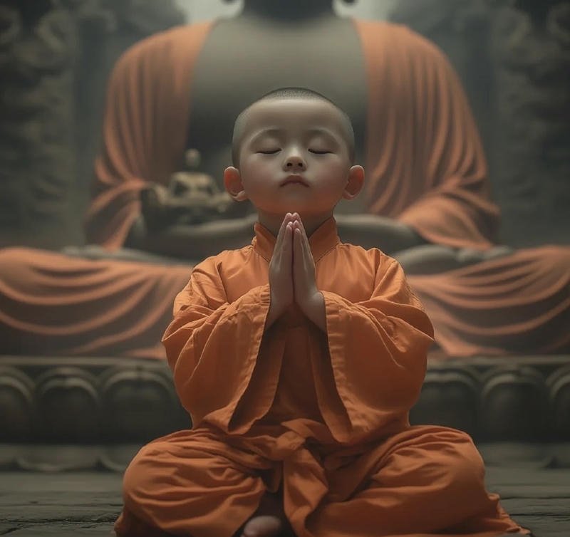 avatar chú tiểu dưới chân phật tổ