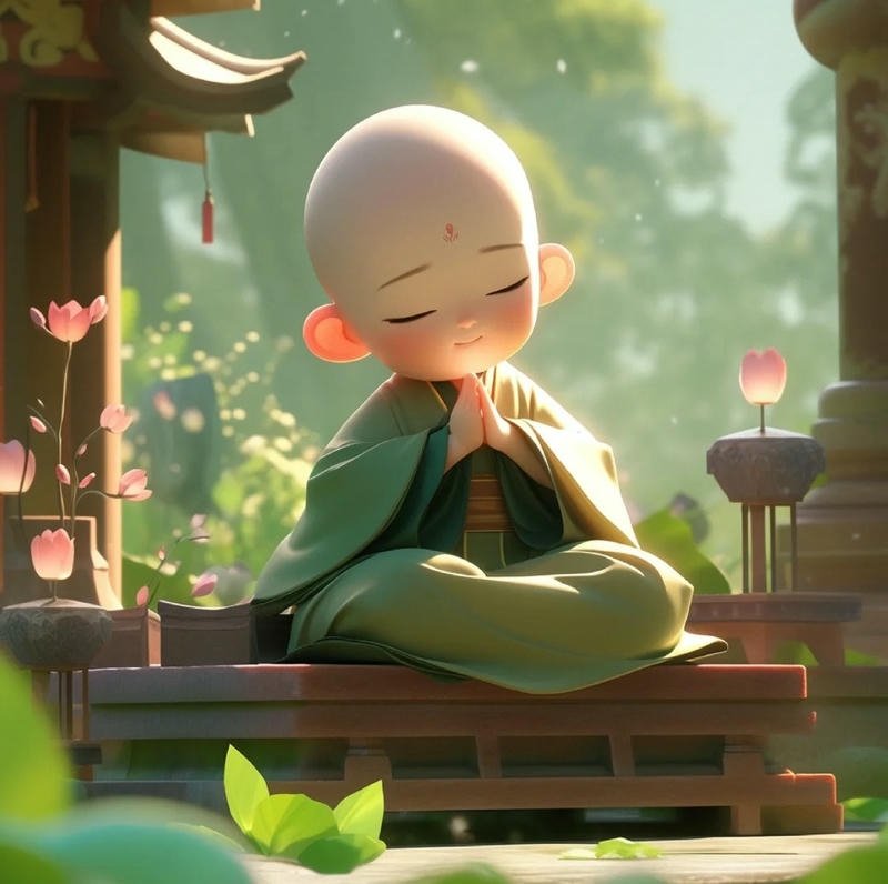avatar chú tiểu ngủ gật
