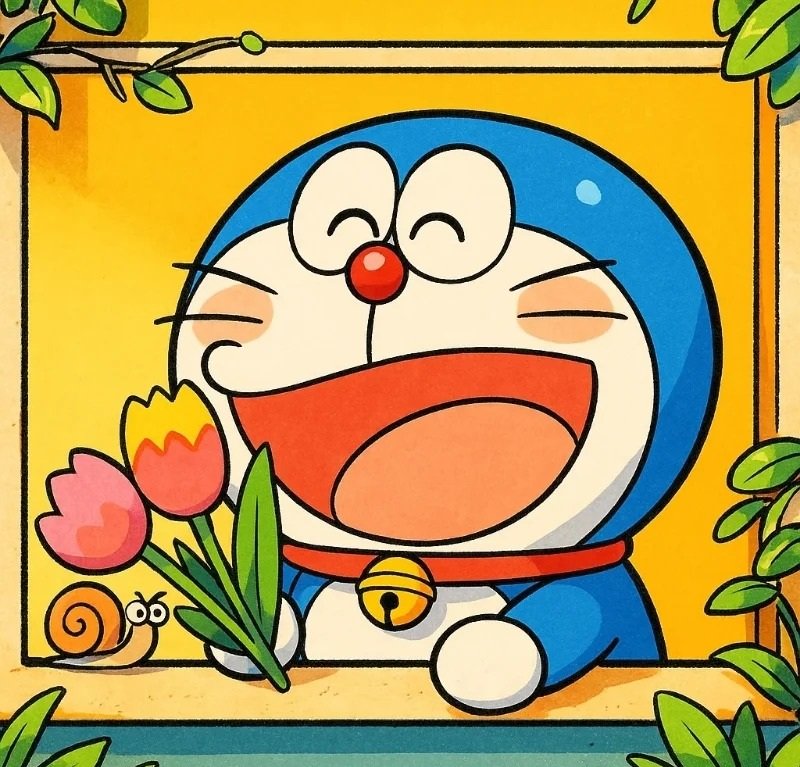 avatar doremon đang yêu