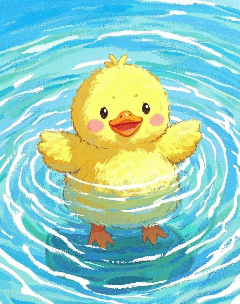 avatar hình con vịt cute