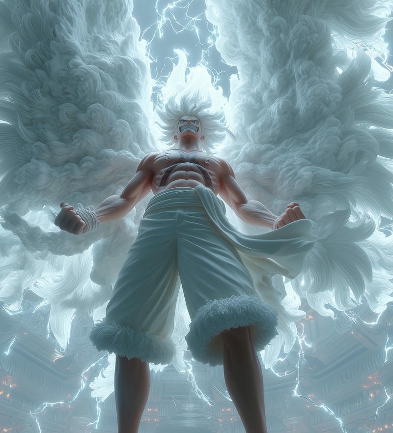 avatar luffy gear 5 3d