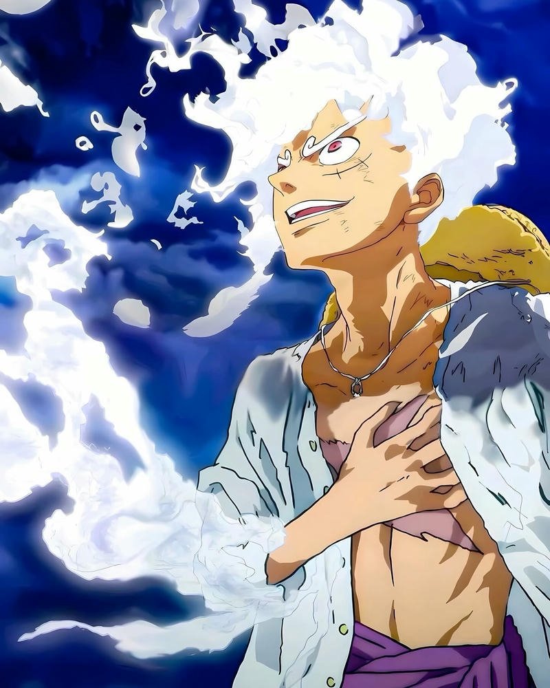 avatar luffy gear 5 cực ngầu