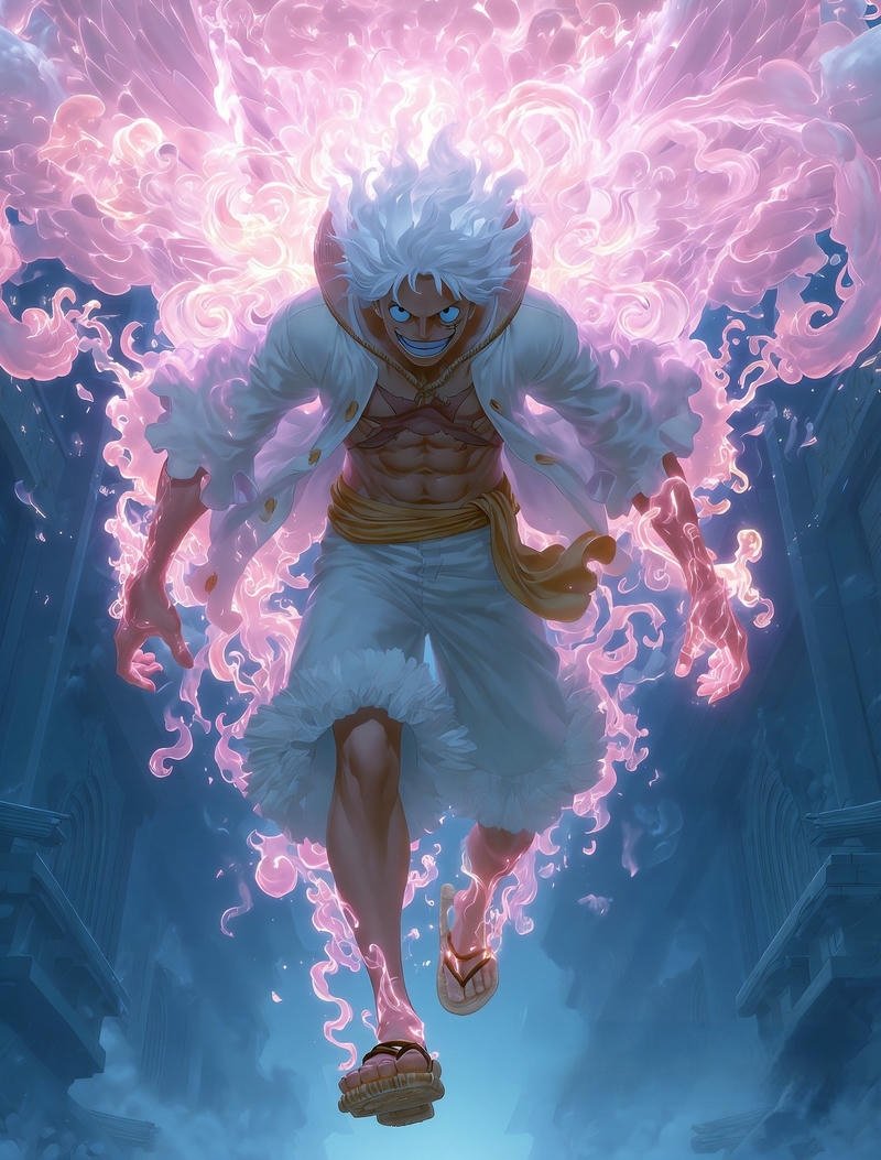 avatar luffy gear 5 lạnh