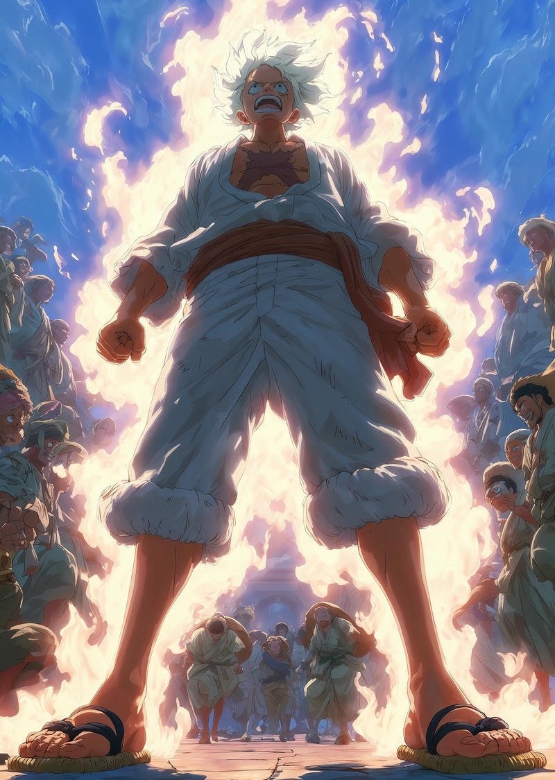 avatar luffy gear 5 one