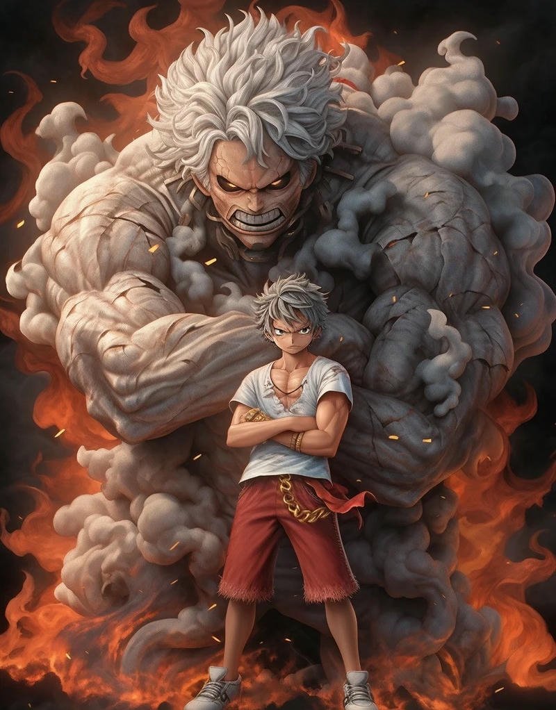 avatar luffy gear 5 siêu đẹp