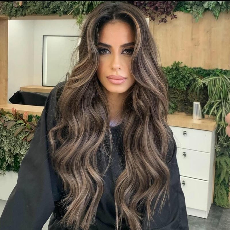 balayage lilas