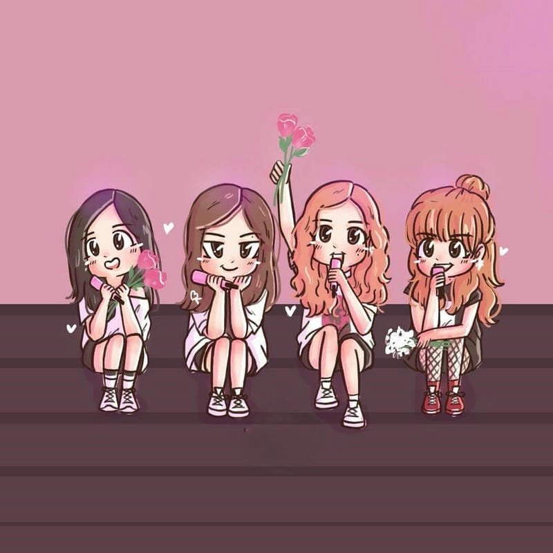 blackpink avatar hoạt hình