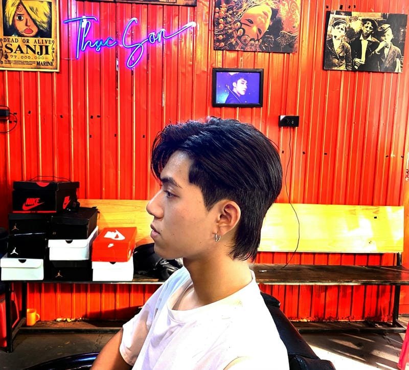 cắt layer mullet nam đẹp