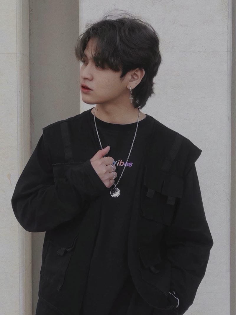 cắt layer mullet nam