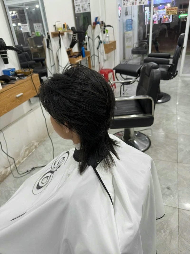 cắt tóc mullet layer nam