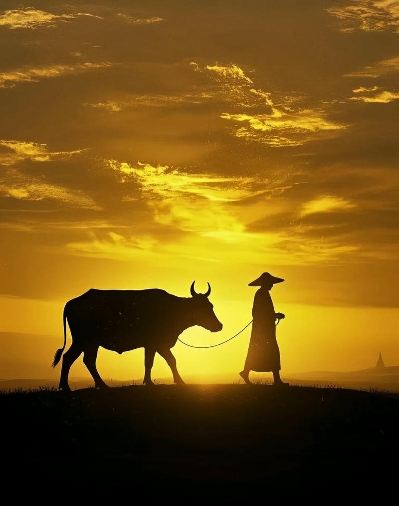 con trâu hoạt hình