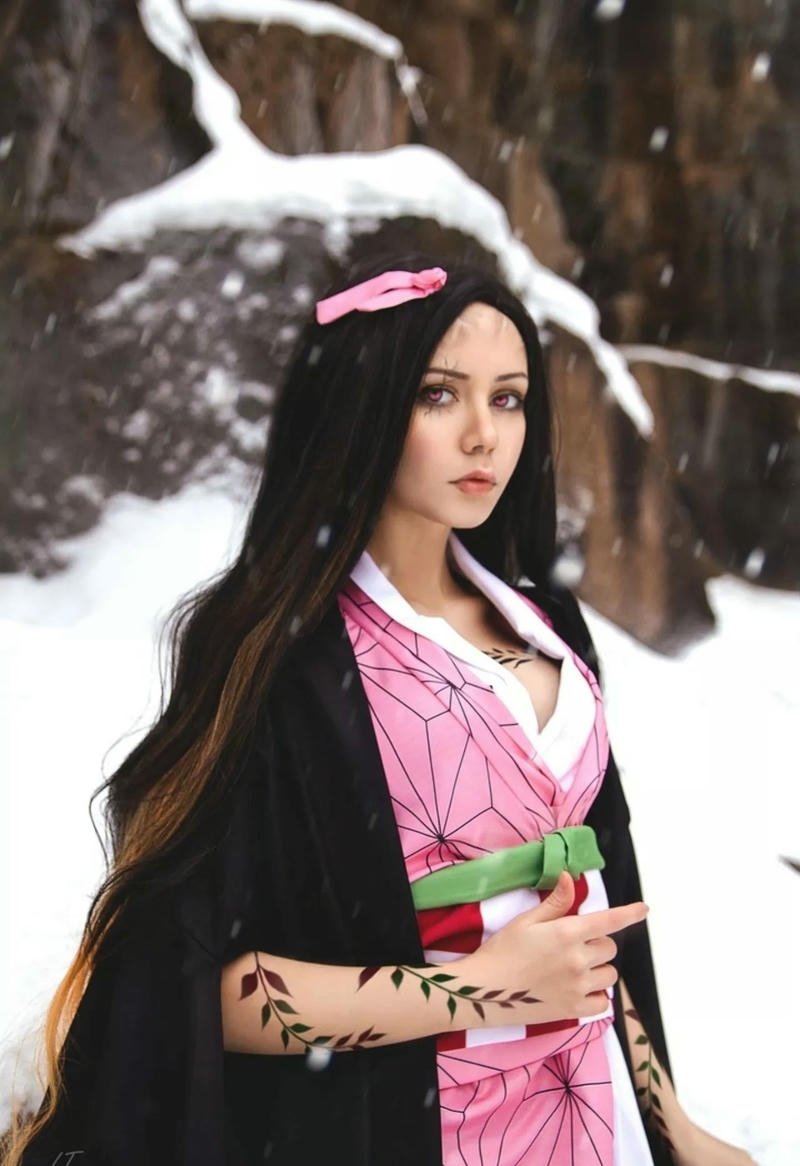 cosplay nezuko cực dễ thương