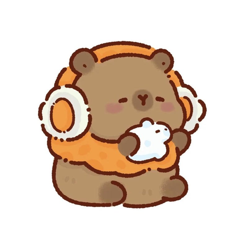 cute capybara moments
