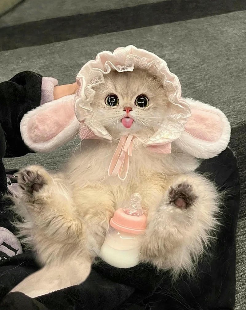 dễ thương avatar cute mèo