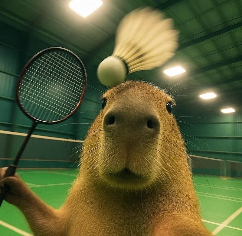 hình ảnh capybara cute đơn giản
