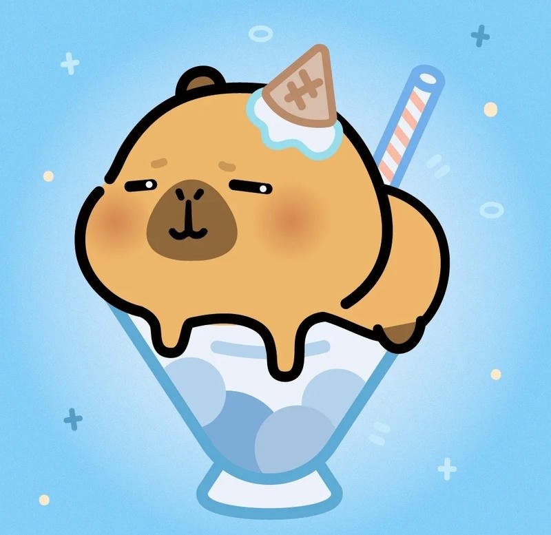 hình ảnh capybara cute gấu bông