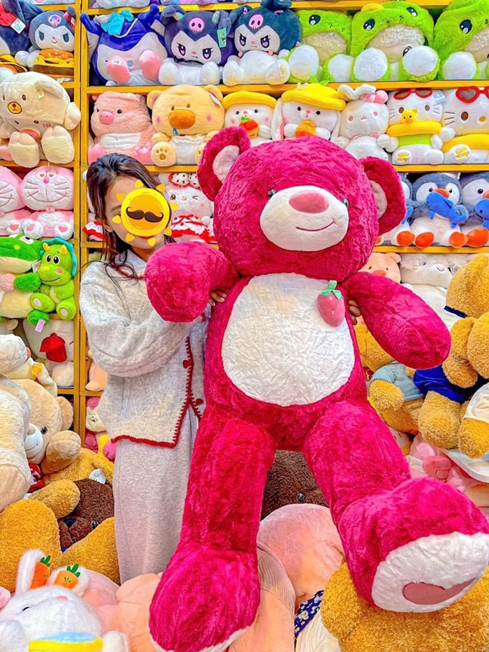 hình ảnh gấu bông to bằng người