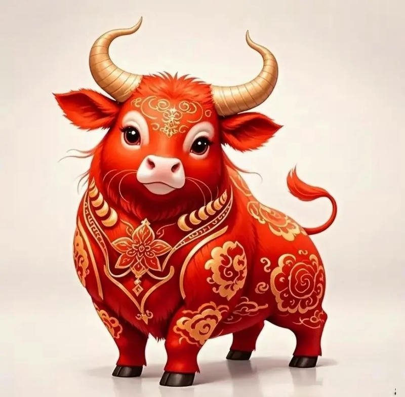 hình ảnh trâu màu đỏ