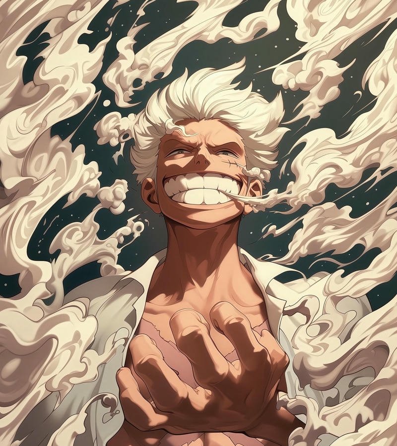 hình avatar luffy gear 5