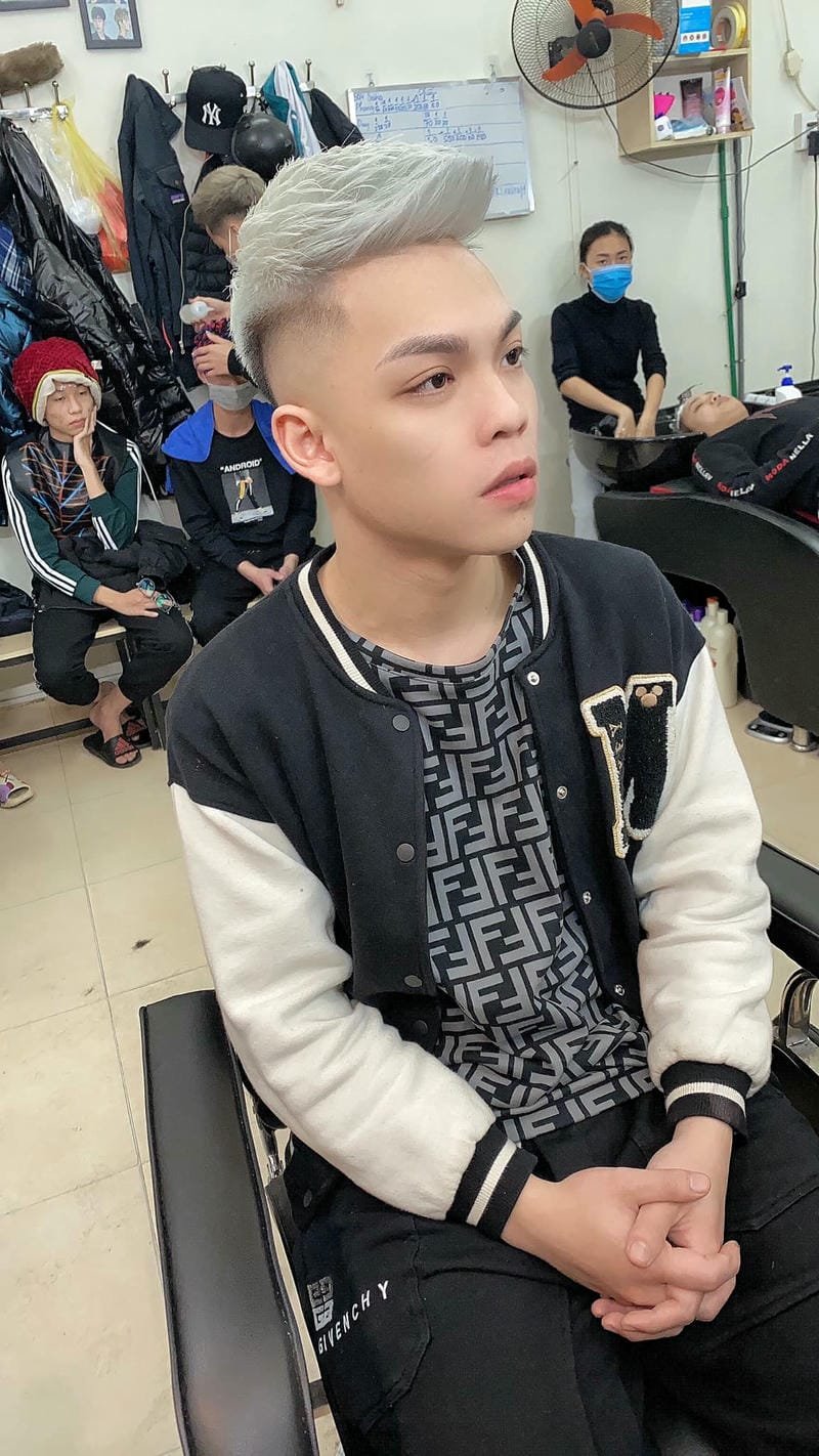 hình boy phố nhuộm tóc