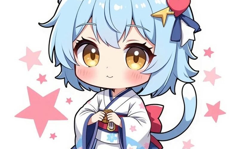 hinh chi bi cute