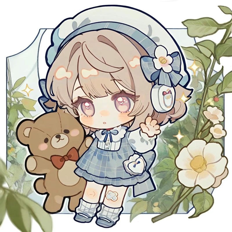 hình nền cute chibi nữ
