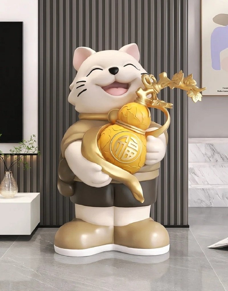 hình nền đẹp mèo thần tài