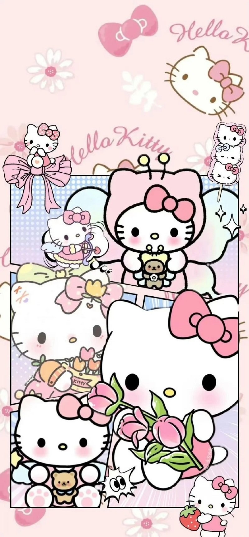 hình nền điện thoại hello kitty