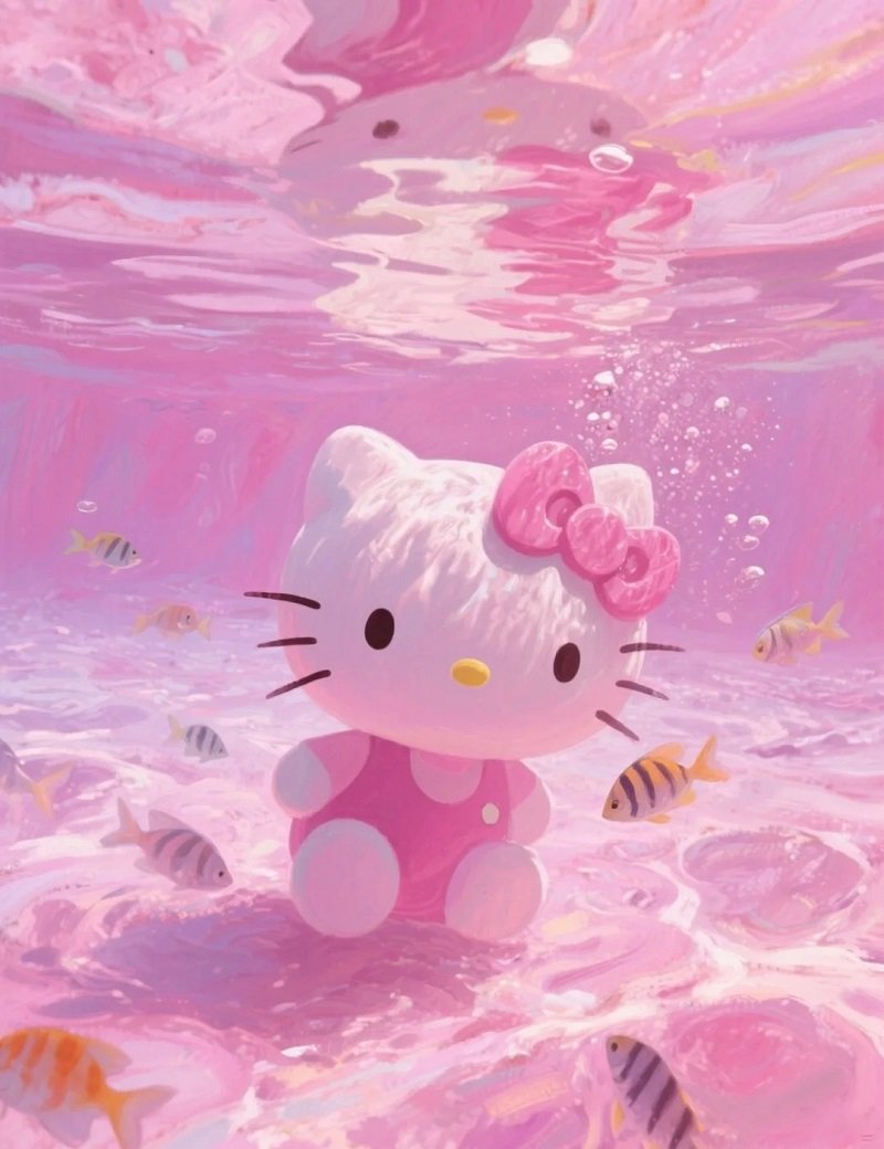 hình nền hello kitty dễ thương