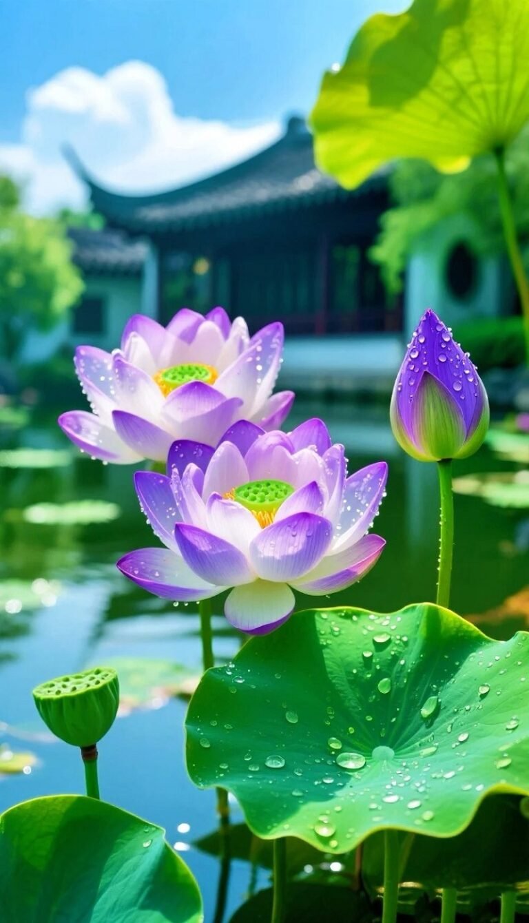 hình nền hoa sen 3d đẹp