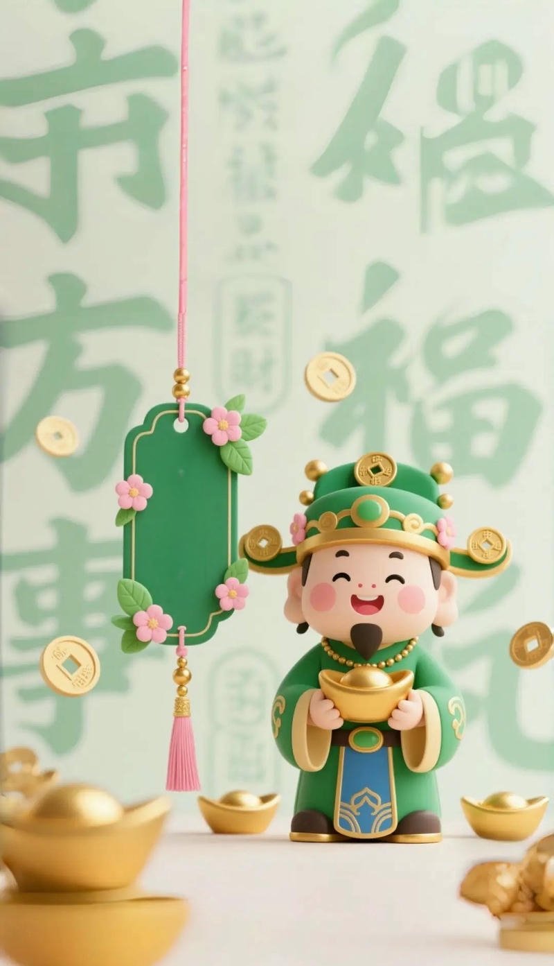 hình nền ông thần tài may mắn