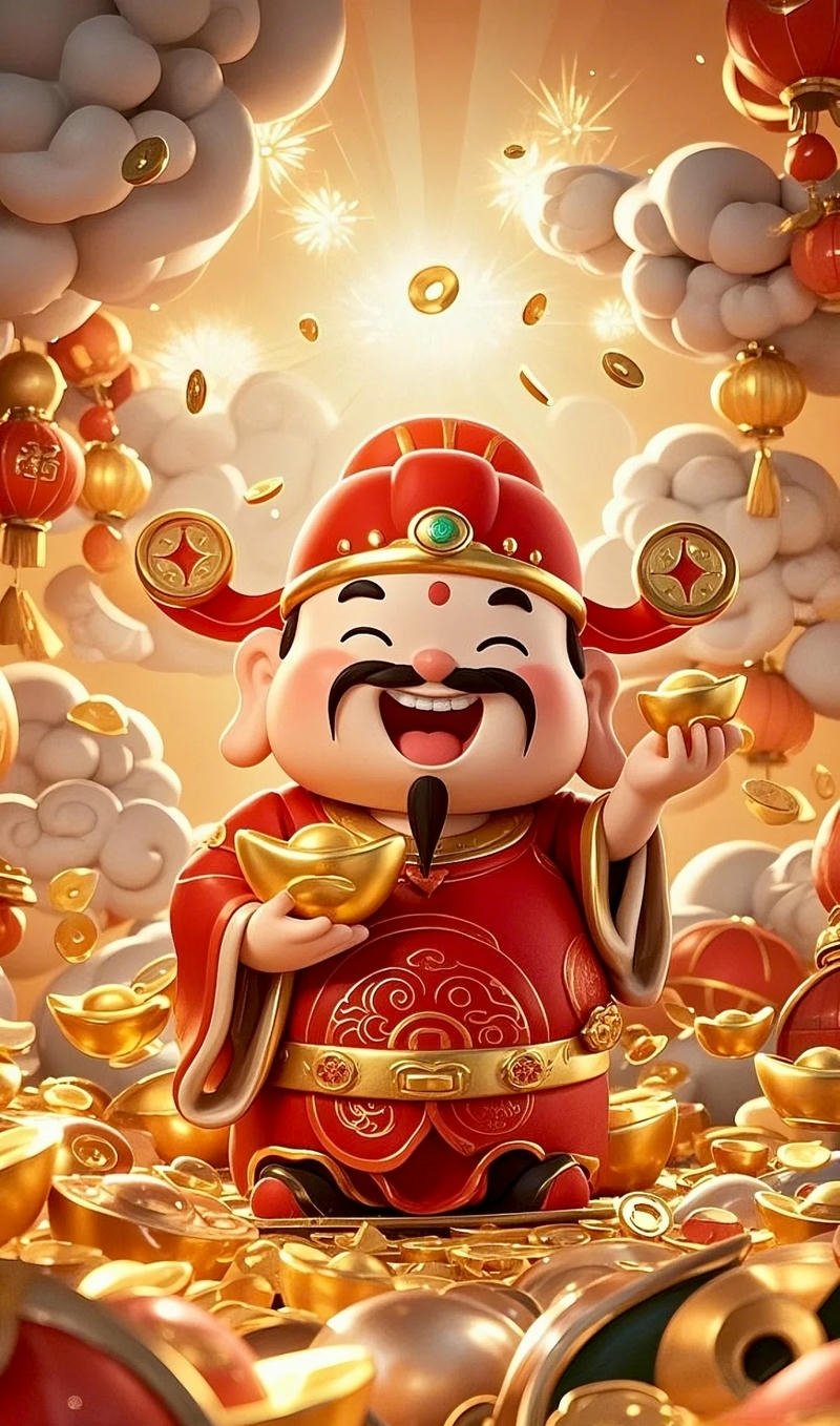 hình nền thần tài 4k