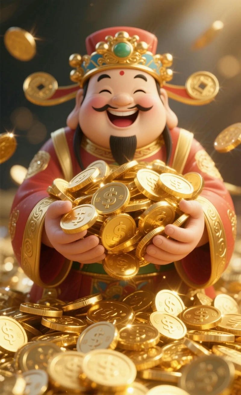 hình nền thần tài cute