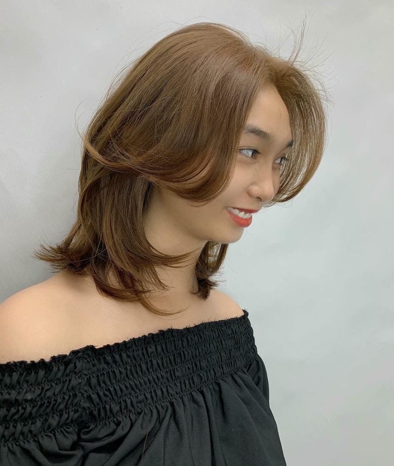 kiểu tóc mullet ngắn