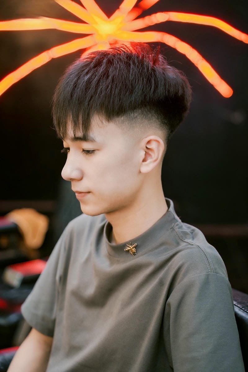 layer bung nam cho tóc dài