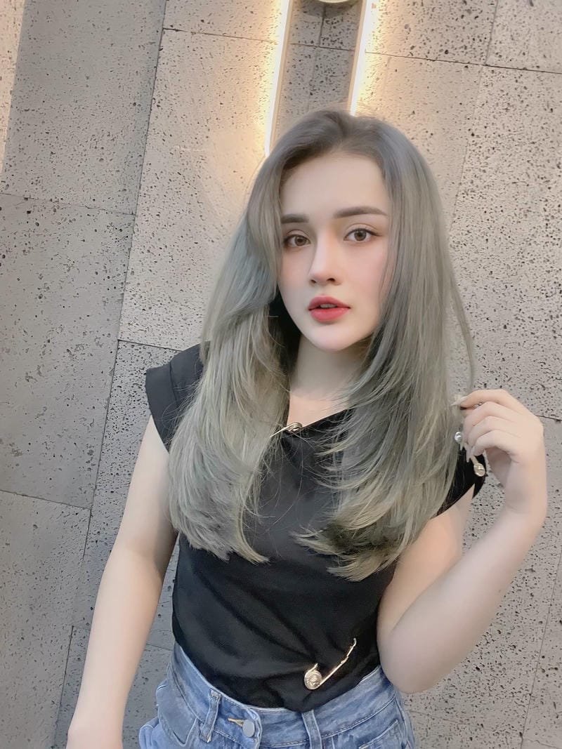 layer bung nữ nhuộm khói