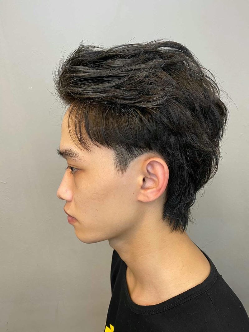 layer mullet nam cho nam