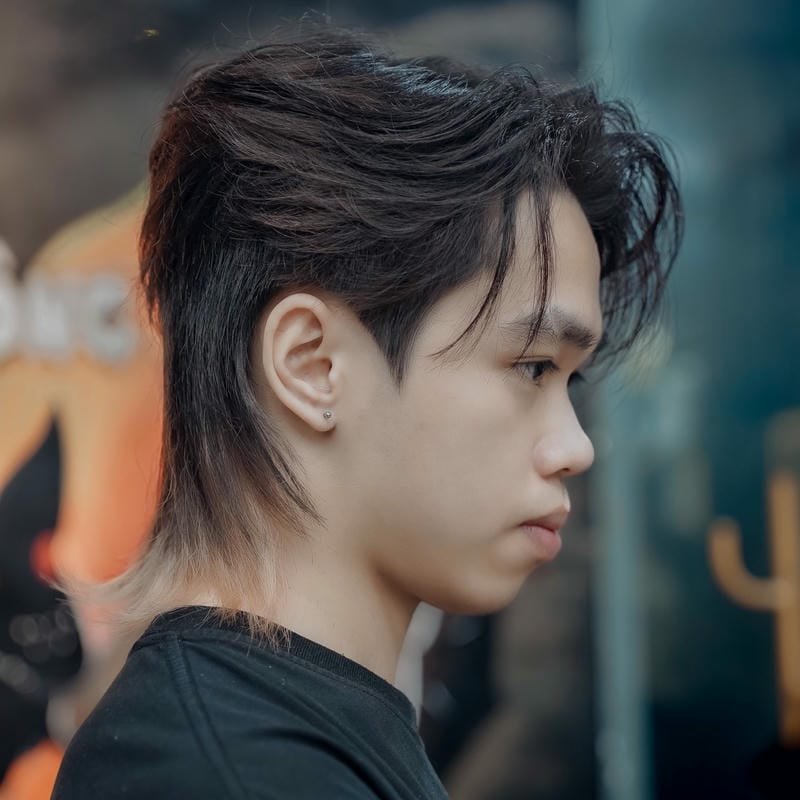 layer mullet nam dài